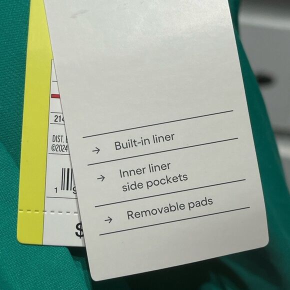 All In Motion Women's Zip-Front Mesh Active Dress, Size M - Green, NWT - Picture 10 of 11